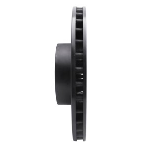 Land Rover Range Rover Brake Rotor (1) - Front Right - R1 Concepts - Drilled & Slotted - Black - `10-`12